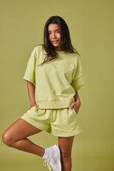 EVERYDAY SWEATSHORT - CITRON