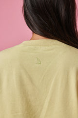 EVERYDAY CROPPED CREW - CITRON