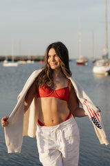 USA HEART ON MY SLEEVE KNIT