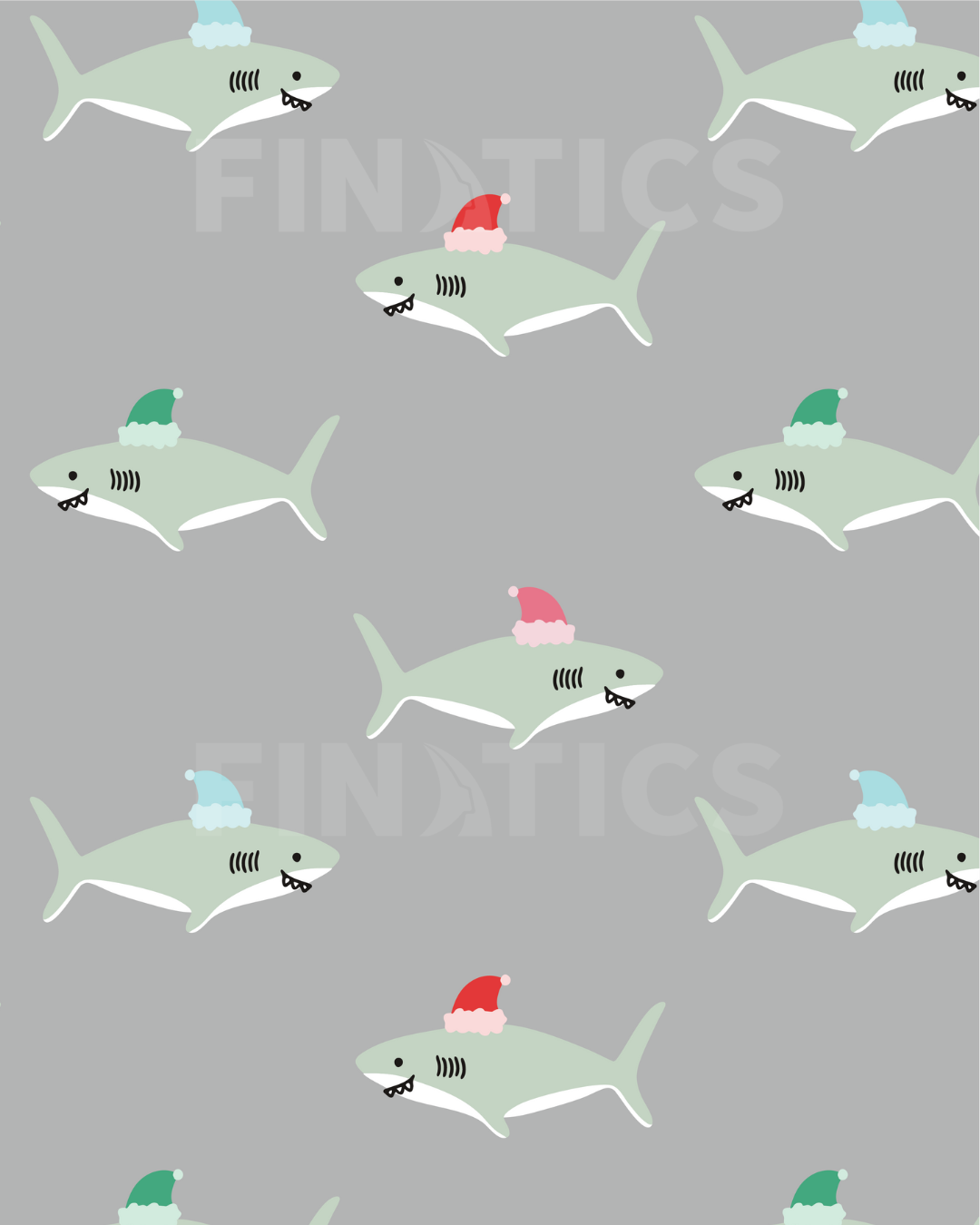 SANTA JAWS GIFT WRAP ROLL