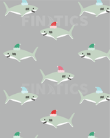 SANTA JAWS GIFT WRAP ROLL
