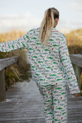 SLEEP BUTTON DOWN - SHARKMAS