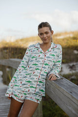 SLEEP BUTTON DOWN - SHARKMAS