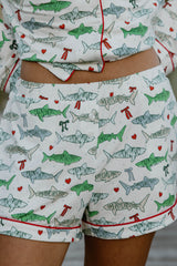 RELAXED SLEEP SHORT - SHARKMAS