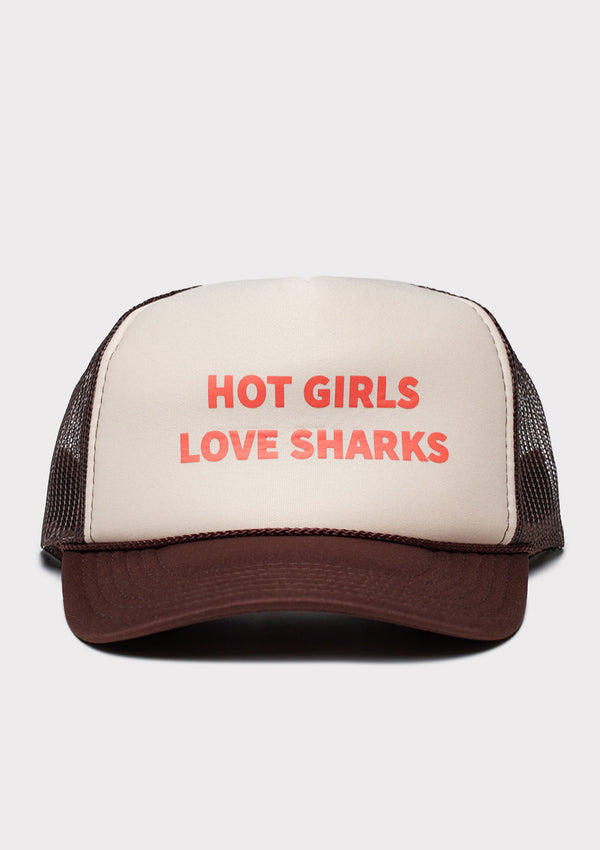 HOT GIRLS LOVE SHARKS HAT