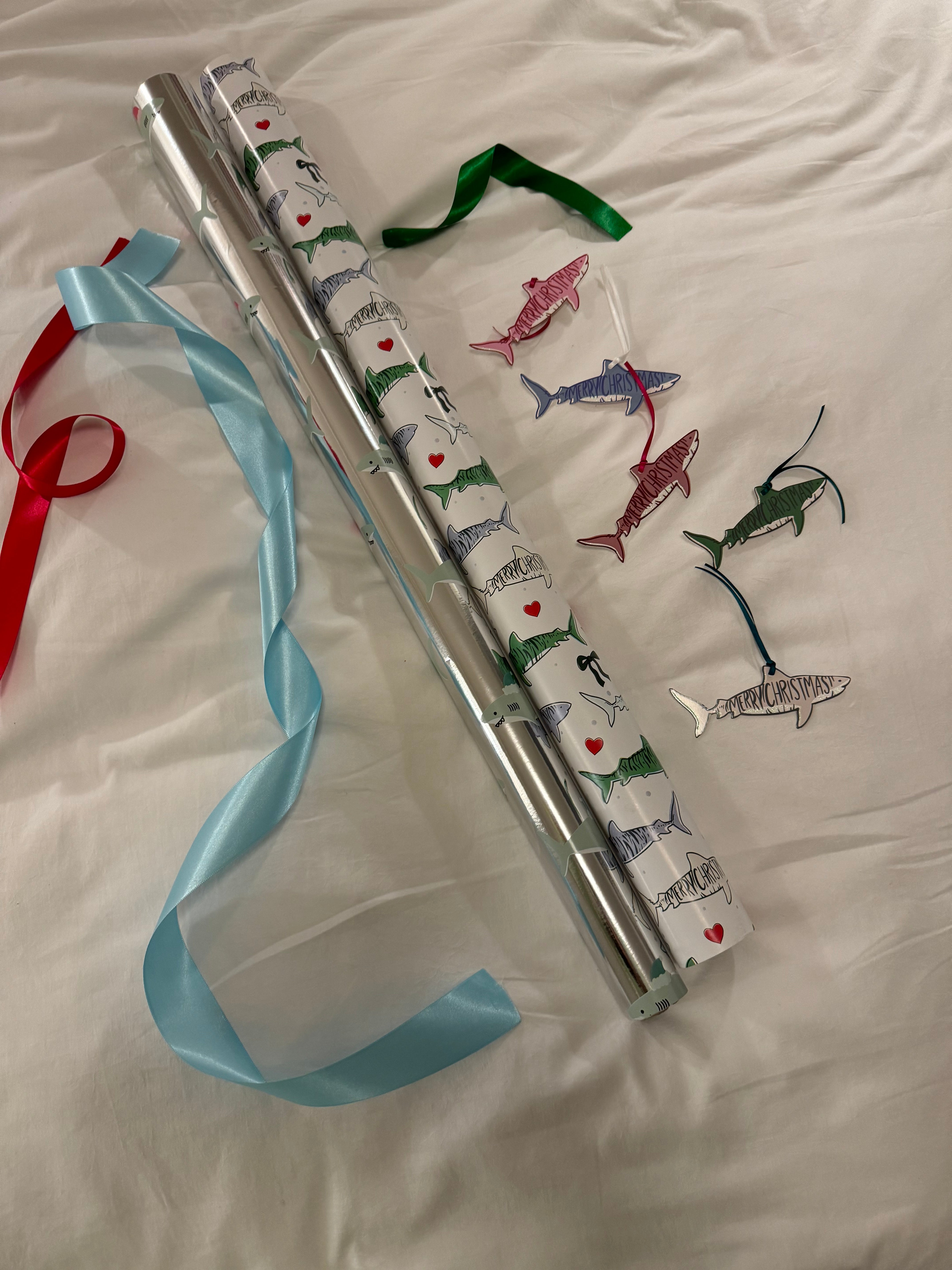 SANTA JAWS GIFT WRAP ROLL