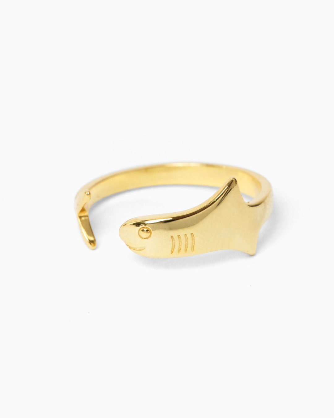 FIN HUGGER RING - GOLD